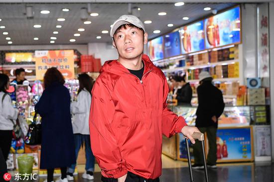国安球员张稀哲。