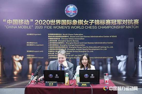 国象女子棋后挑战赛 英文视频直播超60万人观看