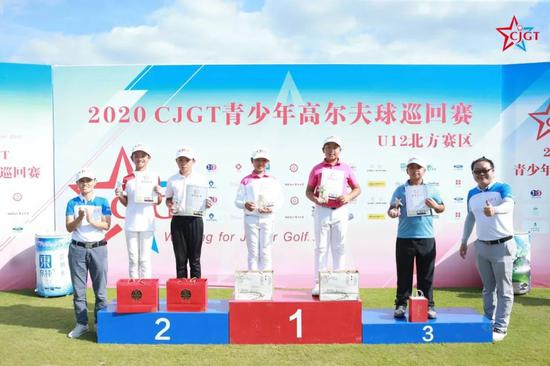 10岁组获奖男女选手