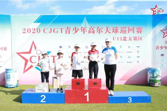 8岁、7岁、6岁组获奖男女选手