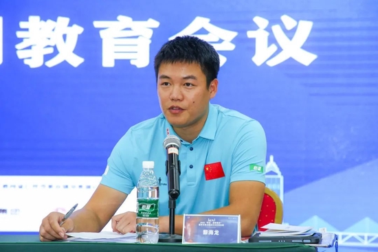 中国高尔夫球协会竞技部副部长、反兴奋剂部负责人黎海龙