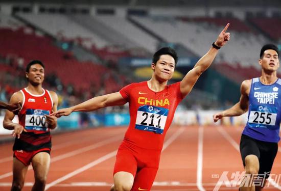 苏炳添:苦练不为生计为职业 亚洲人可以跑到9