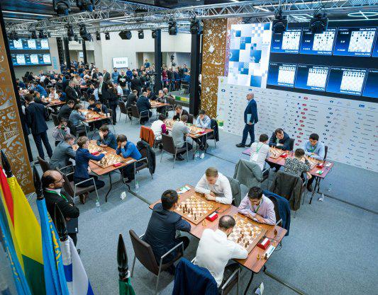 国际象棋世界快棋锦标赛五轮战罢 王皓位居首位