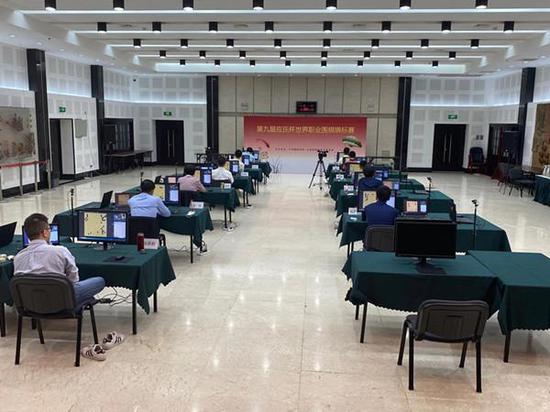 图说:应氏杯中国棋院对局室(杨烁摄)