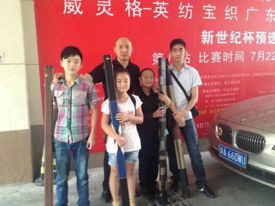 李建兵與自己的弟子