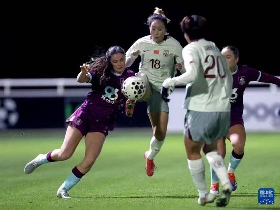 中國U14女足與般尼友誼賽