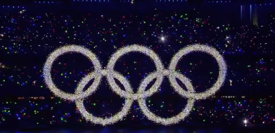 会"绚丽五环"奥运五环如何出现都备受关注每届奥运会的开幕式奥运五环
