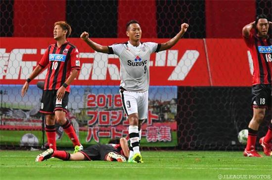 日乙提醒:清水鼓动前锋郑大世近7轮联赛打进8