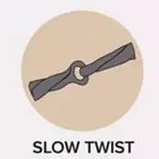 Slow twist 缓拧口衔