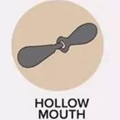 Hollow mouth 空心口衔