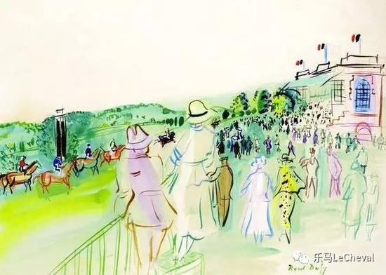 ▲Hippodrome de Deauville， Raoul Dufy