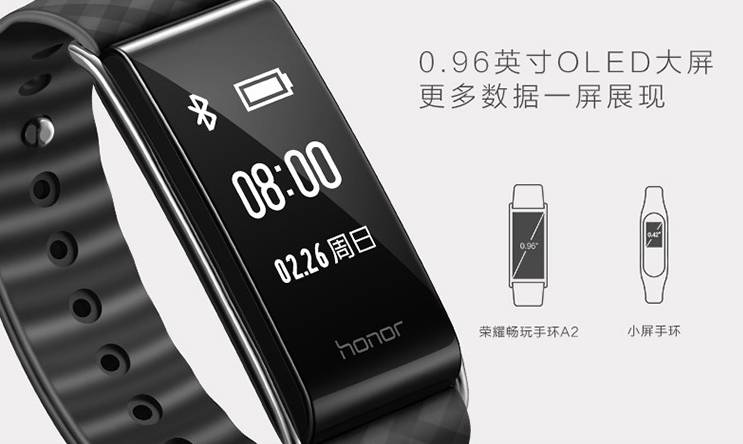 智能大屏随心而动 荣耀畅玩手环A2等你测评!
