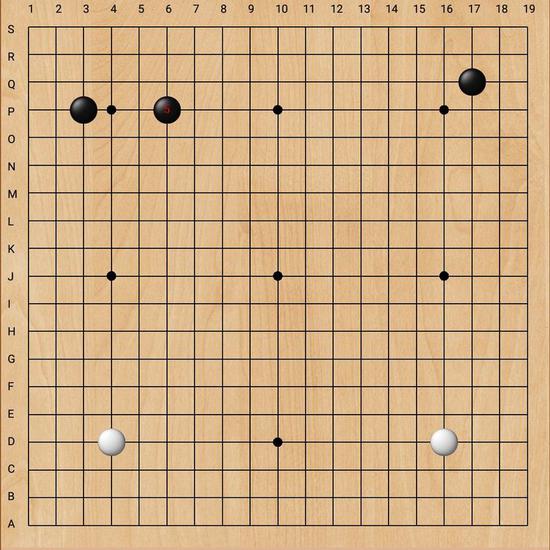 叶桂按常规套路出牌,双方在左下角完成常见定式。