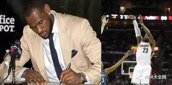 詹姆斯13件鲜为人知的事:邂逅乔丹 左手写字_