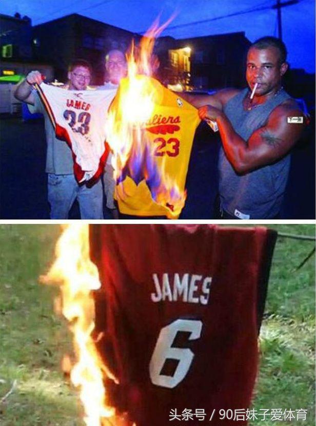 此刻最懂海沃德的恐怕就是詹姆斯了，不管在骑士还是热火，詹姆斯的球衣都被球迷焚烧过，还有去年的杜兰特，今年的乔治！