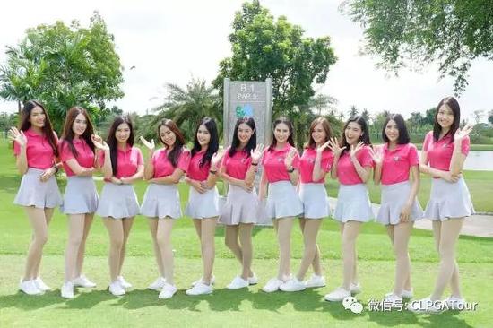 泰美!CLPGA泰国赛美女球童惊艳 陪打还给按摩