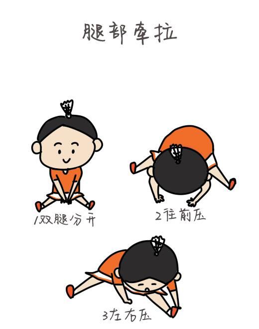 综合体育 羽毛球 正文03 小腿牵拉 这动作不仅在准备活动的时候