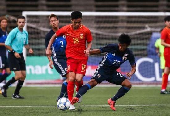 U23亚洲杯预选赛上，中国以2比1击败日本。