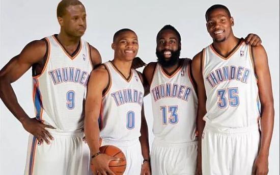 威少+杜少!雷霆四少要是不分手 总冠军早到手