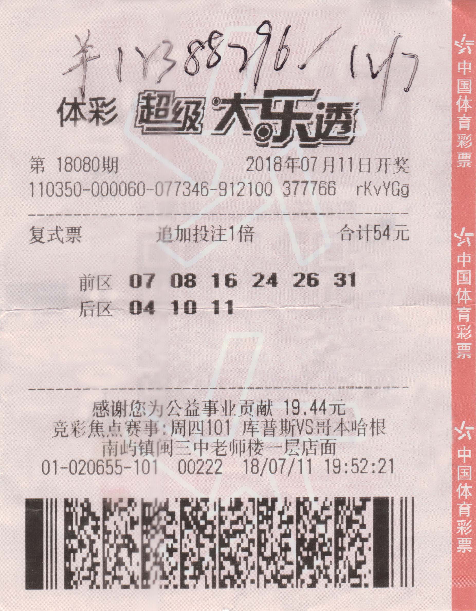 大奖奖票