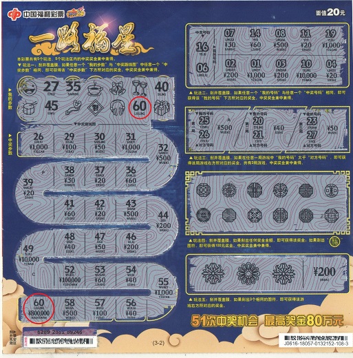 中奖刮刮卡