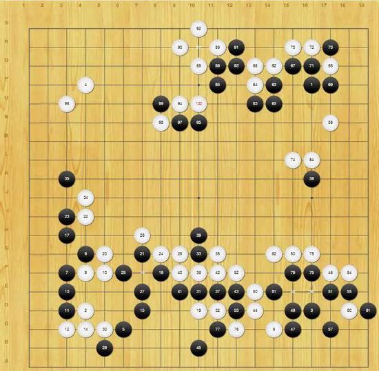 ▲1-100手棋谱