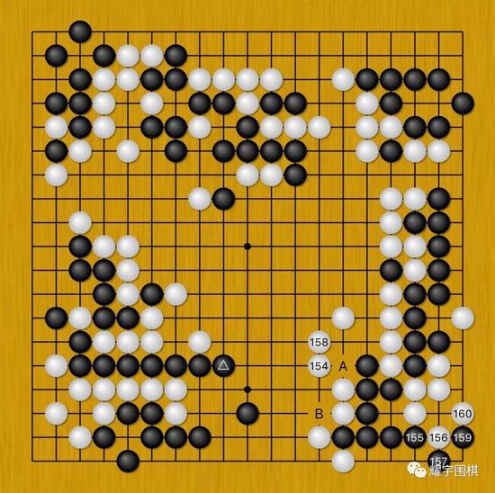 图2：白154小尖是朴廷桓实战的选择。
