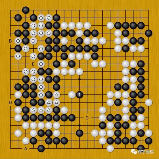 图10:黑1靠,局部就是利用白6子气紧的好手。