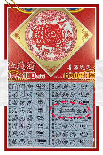 中奖彩票