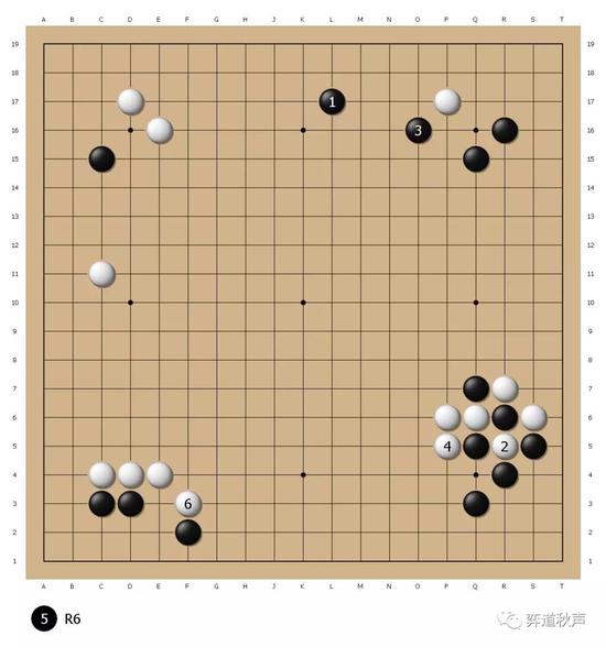 黑1选择上边,自然也是一级大场。