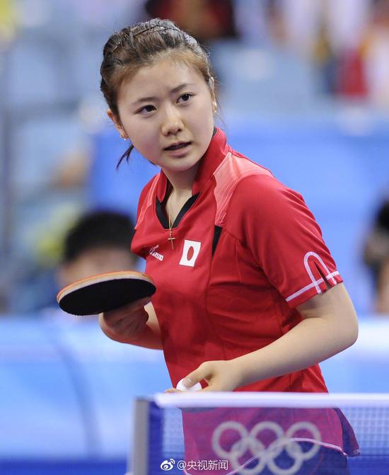 福原爱代表日本参加奥运。
