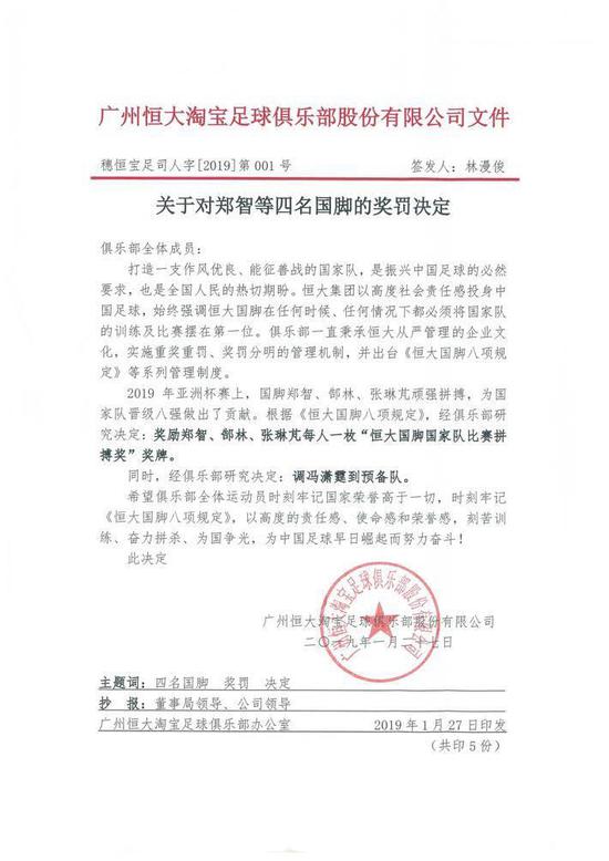 恒大的内部处理命令