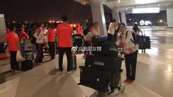 图片来源:我爱女排微博