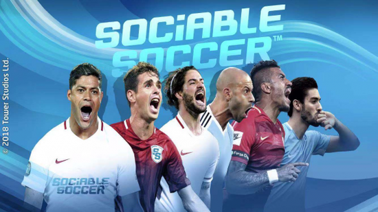 《球场风云》手游海外版《Sociable Soccer》