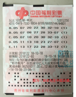 中奖彩票