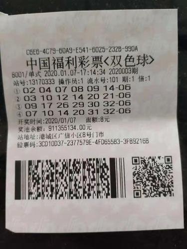 中奖彩票