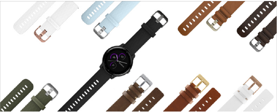 腕表支持50米防水,不论游泳、下雨、冲淋均可放心使用。