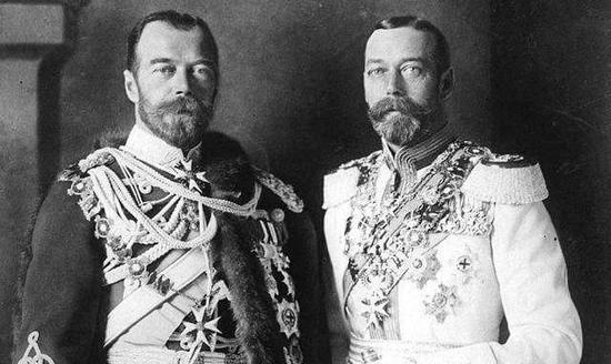 沙皇尼古拉二世与英皇乔治五世是表兄弟