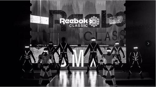 Reebok “DMX FUSION 未来再定义”发布会现场光影表演