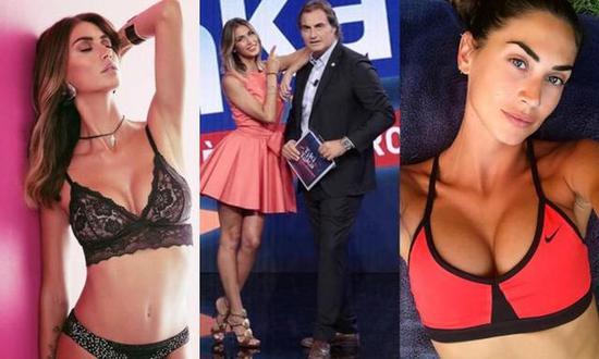 国米锋霸娇妻进军电视界 受邀出任足球节目女嘉宾