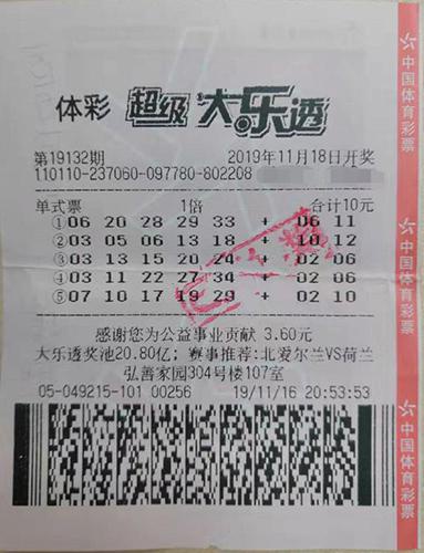 男子机选中得1000万元 奖金先给父亲治病