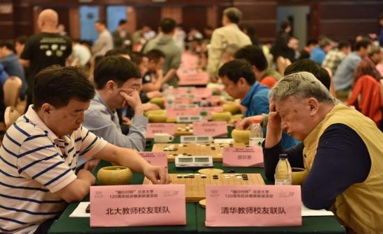 清华教师校友联队6:0完胜北大教师校友联队