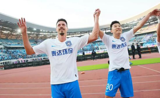 泰达表态不当天海反弹垫脚石 两连胜没让队员