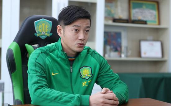 张辛昕:回归国安的再次转变 就像从后卫改踢前锋