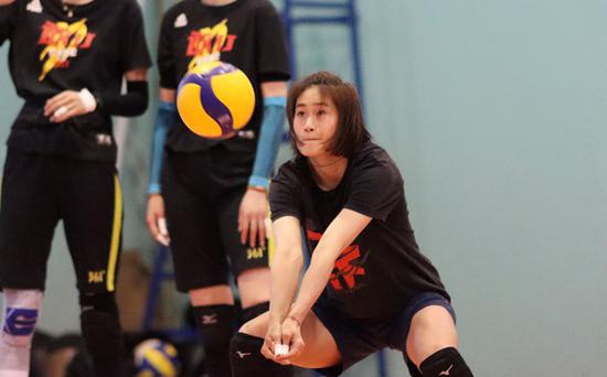 袁心玥增高度杨艺回接应 天津女排新阵战全运