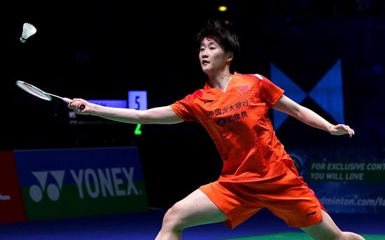 在性别大战中陈雨菲惜败。图/Osports