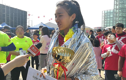 2018苏州环金鸡湖国际半程马拉松比赛女子组冠军