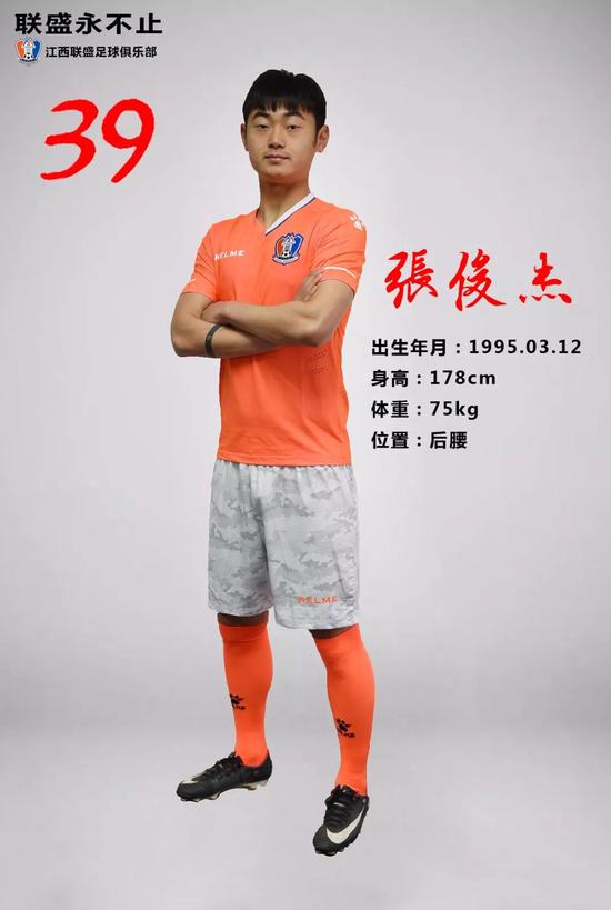 39号张俊杰 四川成都人,曾效力于重庆力帆。
