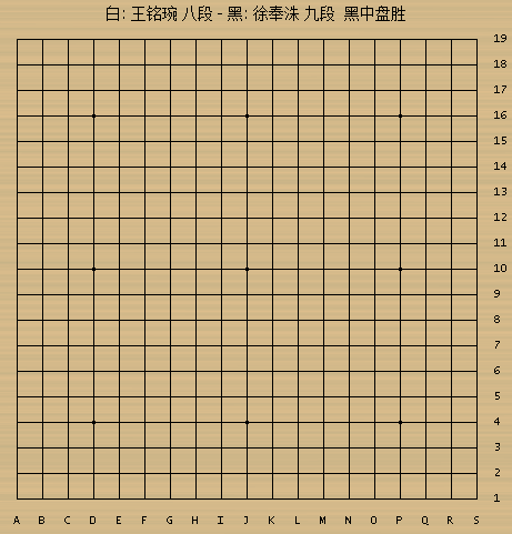 徐奉洙执黑先行,白10夹击显示了王铭琬的围棋态度——喜欢将棋走在外围。