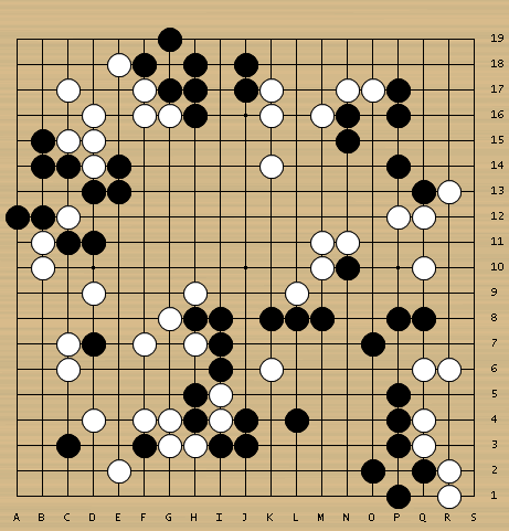黑7、9扳粘最大,汪见虹顽强咬住对手。